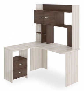 Стол компьютерный Домино Lite СКЛ-Угл130+НКЛХ-130 КШ ЛЕВ в Карталах - kartaly.mebel24.online | фото