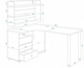 Стол компьютерный Домино нельсон СР-145М в Карталах - kartaly.mebel24.online | фото 2