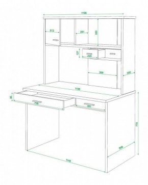 Стол компьютерный Домино СК-60 в Карталах - kartaly.mebel24.online | фото 2