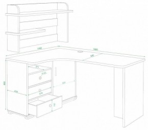 Стол компьютерный Домино СР-165 в Карталах - kartaly.mebel24.online | фото 2