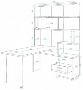 Стол компьютерный Домино СР-420/130 в Карталах - kartaly.mebel24.online | фото 2