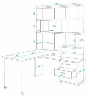 Стол компьютерный Домино СР-420/150 в Карталах - kartaly.mebel24.online | фото 2