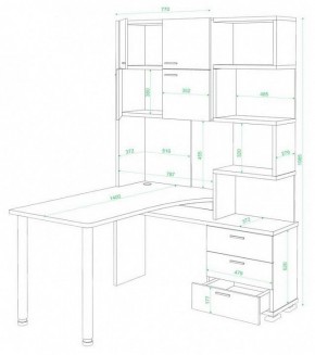 Стол компьютерный Домино СР-500М/140 в Карталах - kartaly.mebel24.online | фото 2