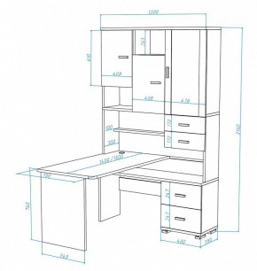Стол компьютерный Домино СР-620/140 в Карталах - kartaly.mebel24.online | фото 3