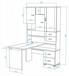 Стол компьютерный Домино СР-620-160 в Карталах - kartaly.mebel24.online | фото 2