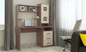 ФАВОРИТ Стол компьютерный (ясень шимо комб.) в Карталах - kartaly.mebel24.online | фото