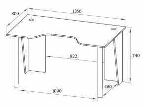 Стол компьютерный КСТ-18 в Карталах - kartaly.mebel24.online | фото 3