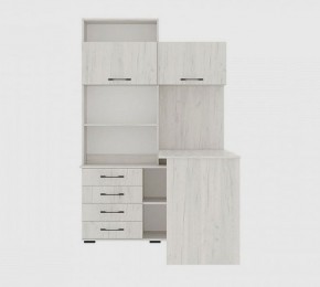 Стол компьютерный "ПКС-11" ПРАВЫЙ (дуб крафт белый) в Карталах - kartaly.mebel24.online | фото 3