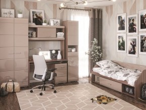 Стол компьютерный Симба Ясень шимо-Кофе с молоком в Карталах - kartaly.mebel24.online | фото 4