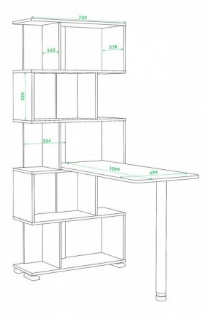 Стол компьютерный СЛ-5СТ в Карталах - kartaly.mebel24.online | фото 2