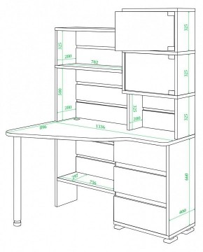 Стол компьютерный СР-322 в Карталах - kartaly.mebel24.online | фото 2