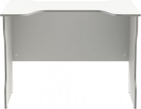 Стол компьютерный ВАРДИГ K2 100x82, белый/серебристый в Карталах - kartaly.mebel24.online | фото 2