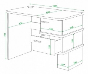 Стол письменный Домино СД-15С в Карталах - kartaly.mebel24.online | фото 4
