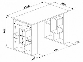 Стол письменный СПм-15 в Карталах - kartaly.mebel24.online | фото 3
