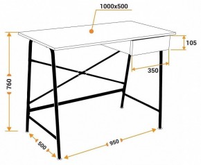 Стол письменный WD-12 в Карталах - kartaly.mebel24.online | фото 10