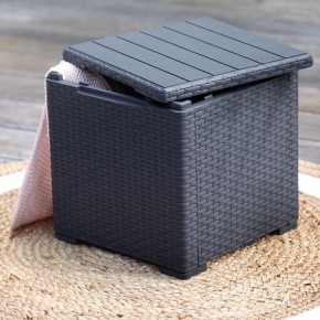 Стол с функцией хранения Виго (Vigo storage box) графит в Карталах - kartaly.mebel24.online | фото 1