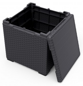 Стол с функцией хранения Виго (Vigo storage box) графит в Карталах - kartaly.mebel24.online | фото 3