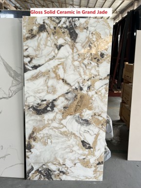 Стол TERAMO 135 GLOSS GRAND JADE SOLID CERAMIC, керамика, поворотн.механизм / Черный каркас, ®DISAUR в Карталах - kartaly.mebel24.online | фото 7