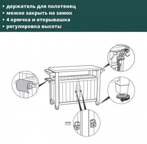 Столик для барбекю 207 Л (Unity XL 207L) в Карталах - kartaly.mebel24.online | фото 9