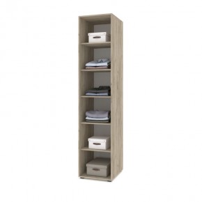 СТОУН С13 Шкаф-пенал (дуб золотой/графит) в Карталах - kartaly.mebel24.online | фото 3