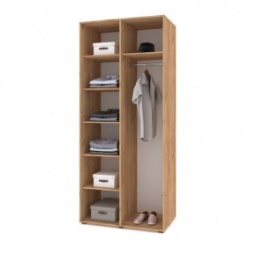 СТОУН С22 Шкаф 2-х створчатый (золотой дуб/графит) в Карталах - kartaly.mebel24.online | фото 3