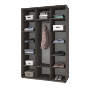СТОУН С32 Шкаф 3-х створчатый (золотой дуб/графит) в Карталах - kartaly.mebel24.online | фото 3