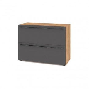 СТОУН С81 Комод (золотой дуб/графит) в Карталах - kartaly.mebel24.online | фото
