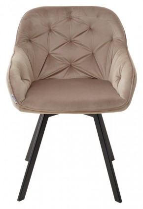 Стул GALE 360 град. поворот. BLUVEL-40 BEIGE, велюр/ черный каркас, М-City в Карталах - kartaly.mebel24.online | фото 6