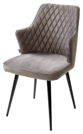 Стул HERMAN 360 град. ГРАФИТ #14, велюр / черный каркас М-City в Карталах - kartaly.mebel24.online | фото 1