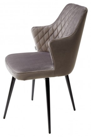 Стул HERMAN 360 град. ГРАФИТ #14, велюр / черный каркас М-City в Карталах - kartaly.mebel24.online | фото 4