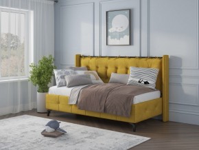 СВЕТЛАНА 3 Кровать линейная (Горчичный) в Карталах - kartaly.mebel24.online | фото