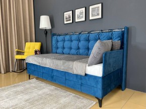 СВЕТЛАНА 3 Кровать линейная (Синий) в Карталах - kartaly.mebel24.online | фото 2