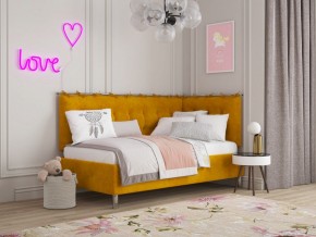 СВЕТЛАНА 3 Кровать угловая (Горчичный) в Карталах - kartaly.mebel24.online | фото