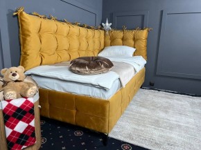 СВЕТЛАНА 3 Кровать угловая (Горчичный) в Карталах - kartaly.mebel24.online | фото 4