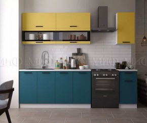 ТЕХНО Кухонный гарнитур 2,0 м Компоновка №2 в Карталах - kartaly.mebel24.online | фото 3