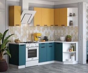 ТЕХНО Кухонный гарнитур угловой 1,7х1,3 м Компоновка №6 в Карталах - kartaly.mebel24.online | фото