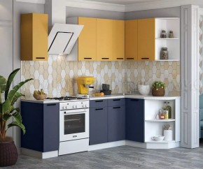 ТЕХНО Кухонный гарнитур угловой 1,7х1,3 м Компоновка №6 в Карталах - kartaly.mebel24.online | фото 2