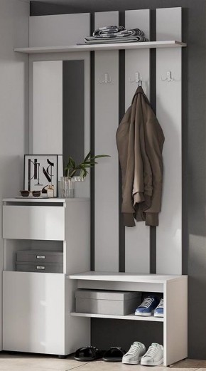 Токио Вешалка с зеркалом в Карталах - kartaly.mebel24.online | фото 4