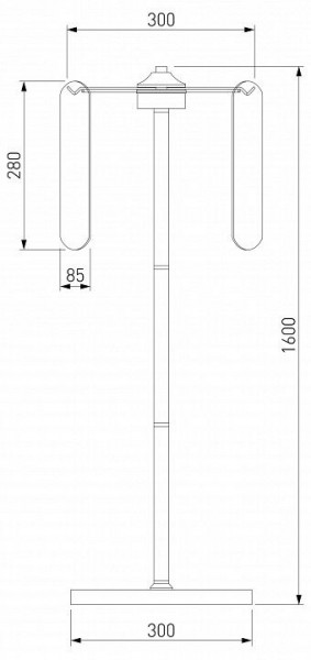 Торшер Eurosvet Claire 01171/3 золото в Карталах - kartaly.mebel24.online | фото 3