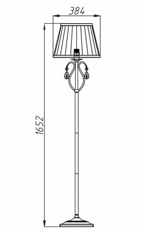 Торшер Maytoni Brionia ARM172-11-G в Карталах - kartaly.mebel24.online | фото 2