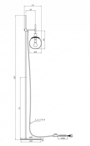 Торшер Maytoni Erich MOD221-FL-01-N в Карталах - kartaly.mebel24.online | фото 3