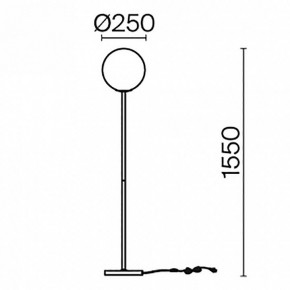 Торшер Maytoni Ring MOD013FL-01B в Карталах - kartaly.mebel24.online | фото 4