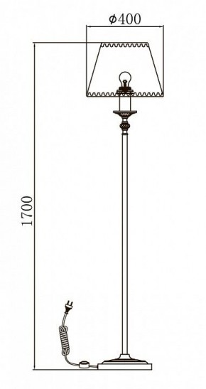 Торшер Maytoni Soffia RC093-FL-01-R в Карталах - kartaly.mebel24.online | фото 3