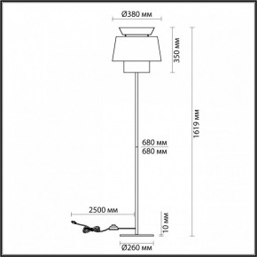 Торшер Odeon Light Kressa 4992/1F в Карталах - kartaly.mebel24.online | фото 4