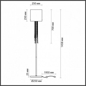 Торшер Odeon Light Nicole 4886/1F в Карталах - kartaly.mebel24.online | фото 4