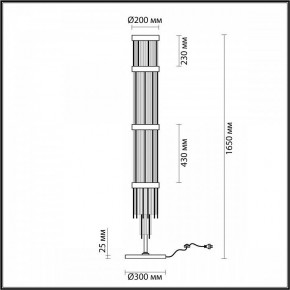 Торшер Odeon Light York 4788/12F в Карталах - kartaly.mebel24.online | фото 3