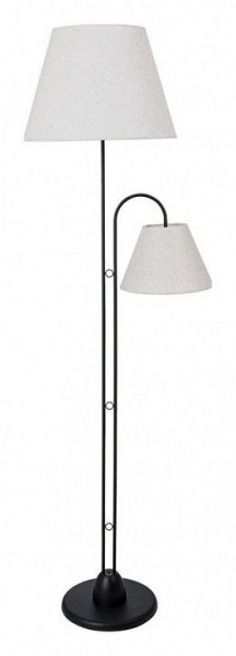 Торшер с подсветкой Arte Lamp Alea A5068PN-2BK в Карталах - kartaly.mebel24.online | фото