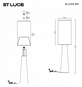 Торшер ST-Luce Jackie SL1354.605.01 в Карталах - kartaly.mebel24.online | фото 5