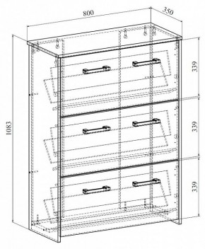 Тумба для обуви Агата АТ-1 в Карталах - kartaly.mebel24.online | фото 4