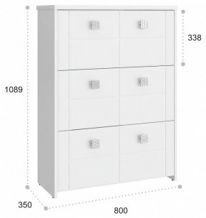 Тумба для обуви Изабель ИЗ-55К в Карталах - kartaly.mebel24.online | фото 3